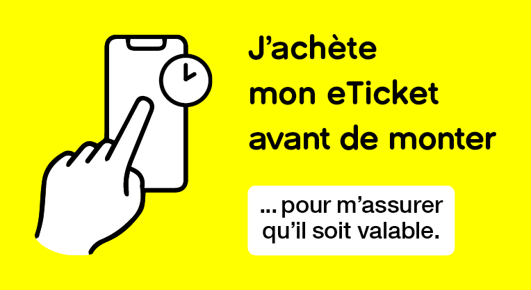 Achat et contrôle billet électronique